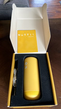 Nuttii Burr Coffee Grinder   Electric, Portable, Outdoor Travel -Sunshine Yellow