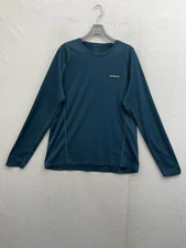 Patagonia Midweight Men's Base Layer Teal Long Sleeve Size Large
