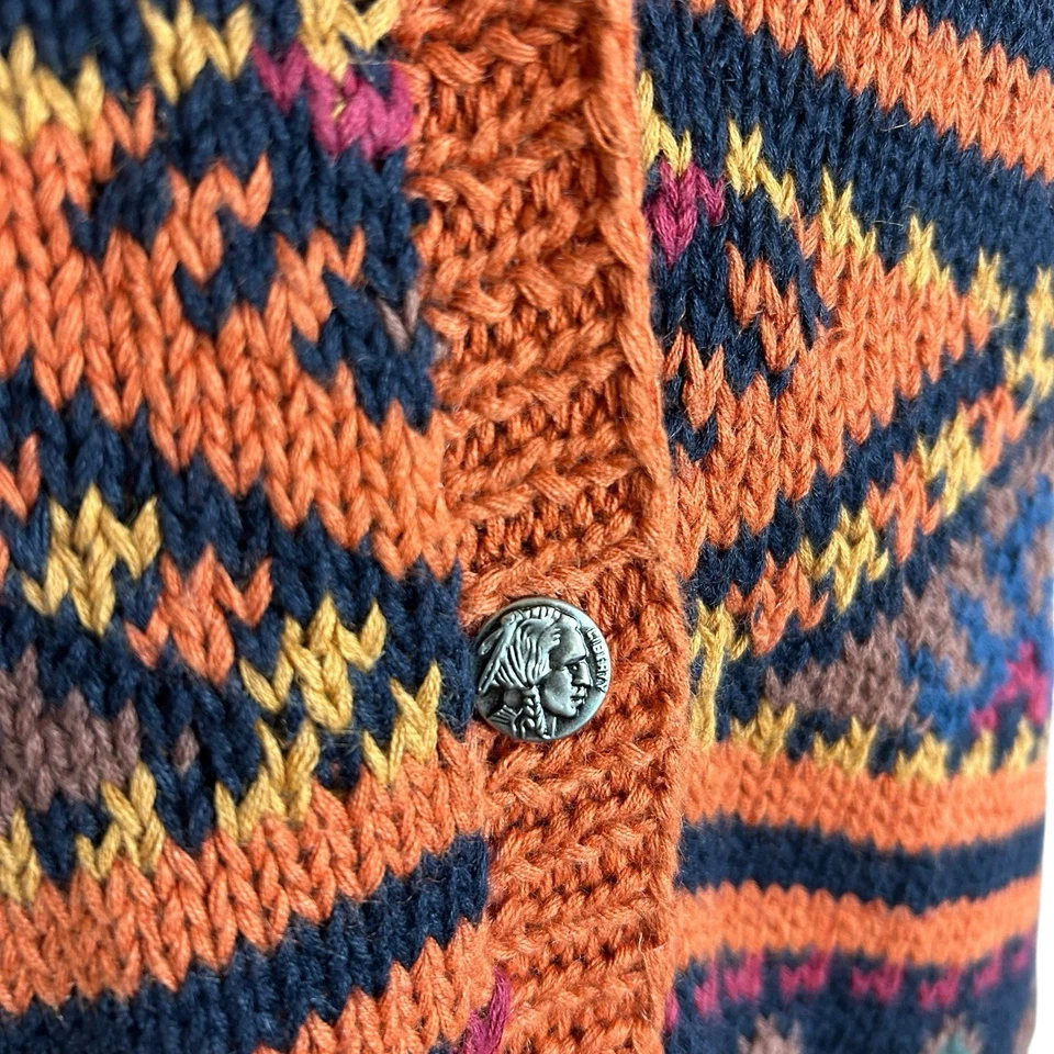 VTG  Cambridge Dry Goods Sweater Vest Large 90s Southwest Aztec Boho Cowgirl - Image 3 of 4