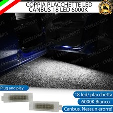 COPPIA PLACCHETTE 18 LED ANTIPOZZANGHERA ALFA ROMEO MITO CANBUS 6000K