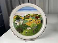 Assiette de collection en porcelaine Villeroy et Boch Ø 23,5 cm. Excellent état