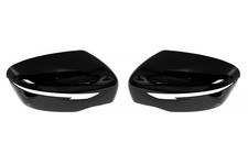 Nissan Qashqai Abdeckung Set Spiegelkappe Glanz Schwarz 14-21 Links Rechts
