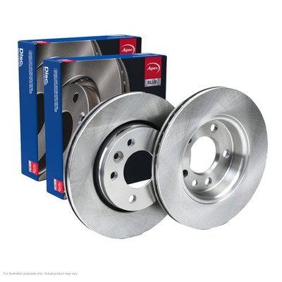 2x APEC Rear Brake Discs Fits VW CARAVELLE Mk VI 2.0 T 103kW/140HP/1968cc SDK602