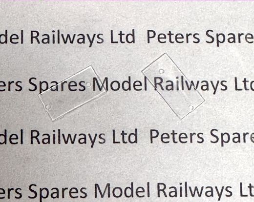 Dapol 111568 Class 73 OO Gauge Headcode Panel Transparent (Pair)