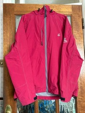 VGC Ladies LAZY JACKS Hazy COASTAL RED Mesh Lined WINDPROOF SHOWERPROOF Jacket M