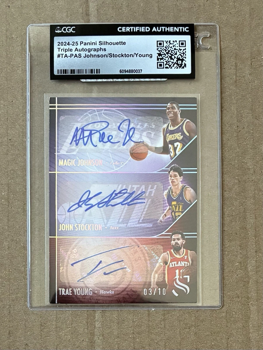 John Stockton Basketball Utah Jazz Serial Numbered Sports Trading