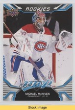 2022-23 Upper Deck MVP Rookies SP Rookies Michael McNiven #238 READ z6b