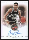 2020-21 Impeccable Hall of Fame Signatures George Gervin Auto #SH-GGE ES6
