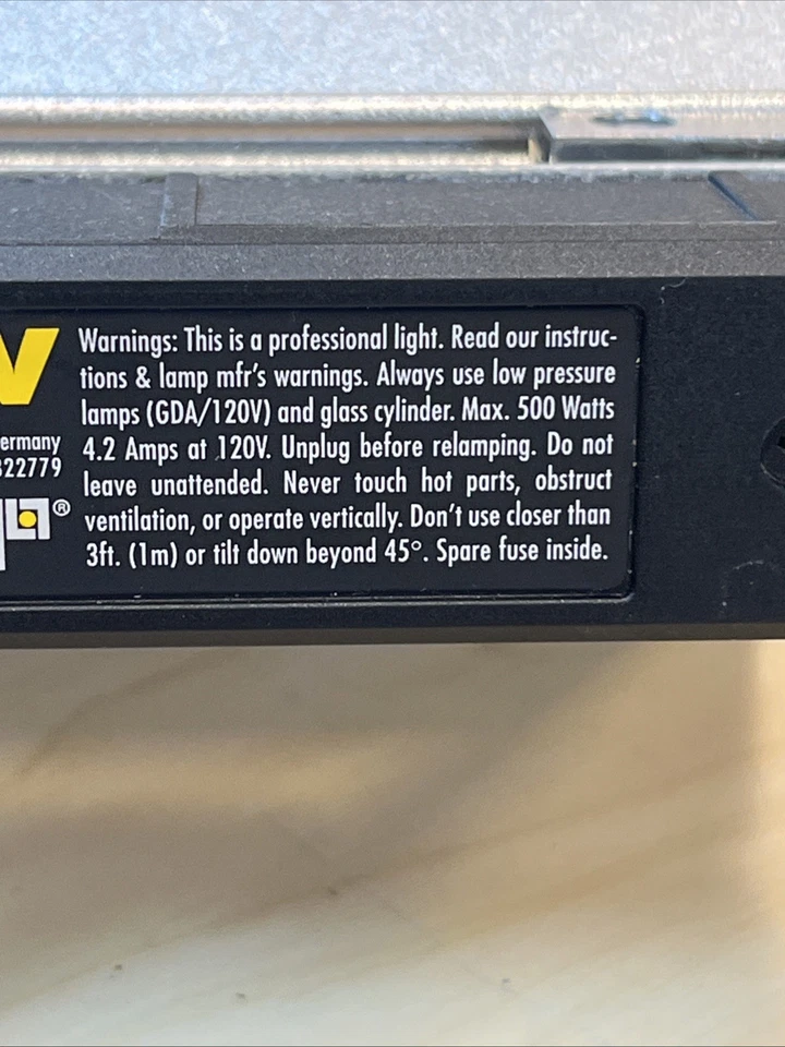 Lowel V light halogen filmmaking videography - needs bulb and glass cover - Image 3 of 4