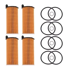 Getfarway Oil Filters with O-rings and Drain Plug Gaskets 26320-3N000 Compati...