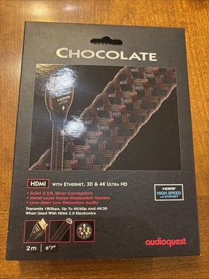 AudioQuest Chocolate 2 Meter High Speed HDMI Cable with Ethernet
