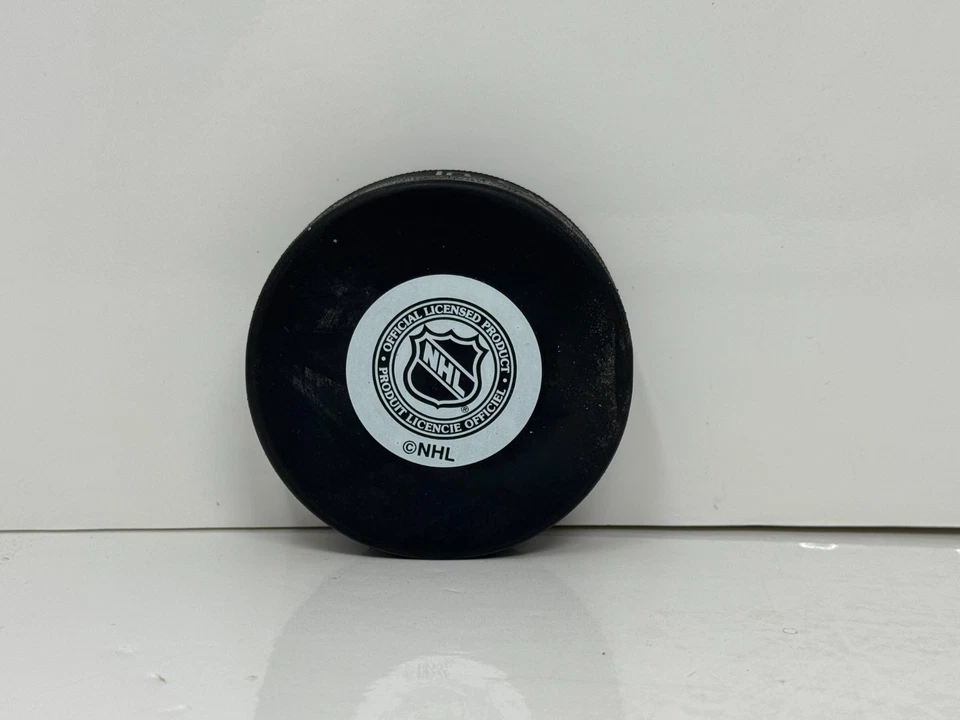 Ed Belfour Toronto Maple Leafs Firmado NHL Autógrafo Disco Plateado Automático Foto 3 de 4