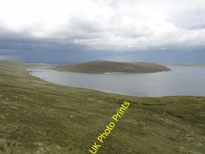 Photo 12x8 Dales Voe Laxobigging Dales Voe looking towards Fora Ness c2016