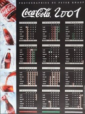 Affiche Calendrier 2001 Coca-cola photographie Peter Knauf 60x80cm 105