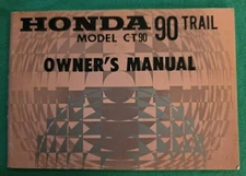 Honda 1966 1967 CT90 TRAIL 90 Original Factory Owner's Manual