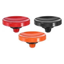 Shutter Release Button Camera Shutter Button Concave, Red/Black/Orange 3pcs