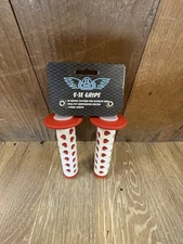 New SE Bikes S-1E Grips “Like Oakley Grips” White/Red 