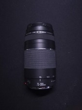 Canon EF 75-300mm f/4-5.6 III Telephoto Zoom Lens – Fully Working