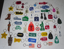 Vintage Lot Of 48 Keychains Most From Ohio