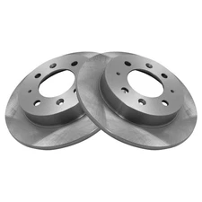 Rear Brake Rotors Set Solid For 2004-2009 Kia Spectra 2005-2009 Spectra5