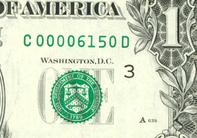 (( 4 DIGIT )) $1 1988 ((CHOICE/ GEM)) Federal Reserve ((1st of 4 consecutive))