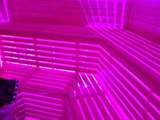 Saunalicht LED Saunaleuchte Unterbankleuchte Farblicht Leuten Set  NEU 5 m