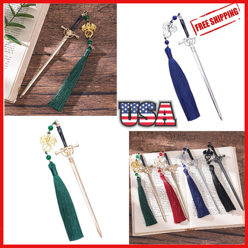 Dragon Sword Metal Bookmarks - Fantasy Fourth Wing Book Mark Gift Reading Men Co