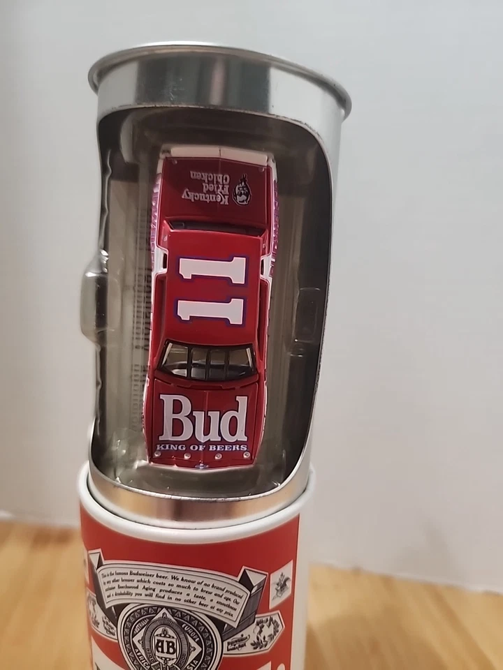 Darrell Waltrip #11 Budweiser Car In A Can 1/64 Stock Car NO BEER IN CAN - Image 2 of 4