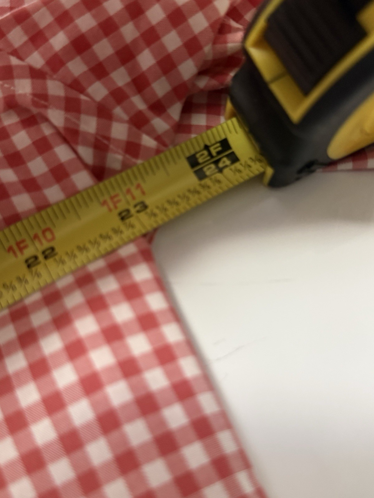 Red Checkered Pattern SS Button Down Shirt XLT tr… - image 9