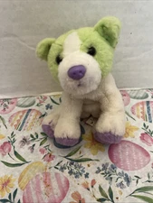 RARE Russ Yomiko Dreamers Green Jack Russell 12206 Plush Stuffed Puppy Dog
