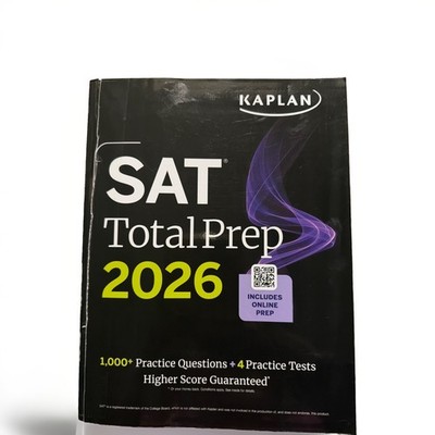 SAT Total Prep 2026: Includes 4 Full Length Practice Tests, 1,100+ Practice ...