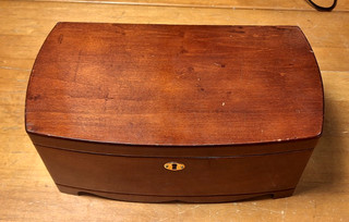 Wood Jewelry Box with Mirror & Organizer Tray | Ring Storage | Brown