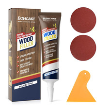 Wood Filler, 6.15 oz Paintable Wood Putty Easy to Sand, Shrink Crack Resista
