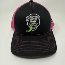 Gorra Gas Monkey Energy con espalda a presión para hombre talla única negra malla Pacific Headwear