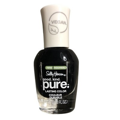 Sally Hansen Pure Good Kind Vegan Nail Polish Black Stone 410
