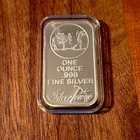 Silvertowne Prospector & Donkey 1 oz .999 Fine Silver Bar Sealed