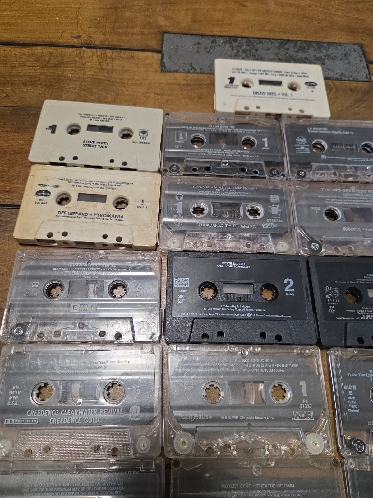 Lot of 22  Cassette Tapes 70s 80s 90s Rock Pop R&B Def Leppard Public Enemy image 8
