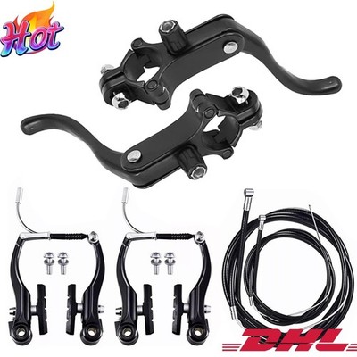 Komplett Set Fahrrad V-Brake Satz V-Bremse Vorne Hinten Bremsenset für MTB BMX