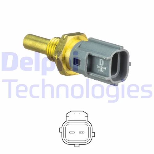 SENSOR, COOLANT TEMPERATURE FOR SUBARU SUZUKI DELPHI TS10506 - Picture 2 of 7