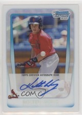 2011 Bowman Draft Chrome Prospects Refractor /500 Kolten Wong #BCAP-KW Auto s3g