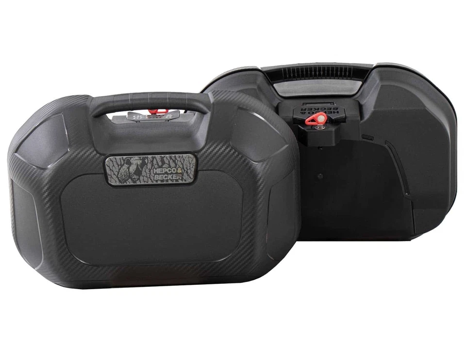 Juego de alforjas Honda CB 1100 EX Orbit con portadores de arco en C cromados H&B 2014-2016 Foto 3 de 4