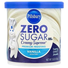 Zero Sugar, Premium Frosting, Vanilla, 15 oz (425 g)