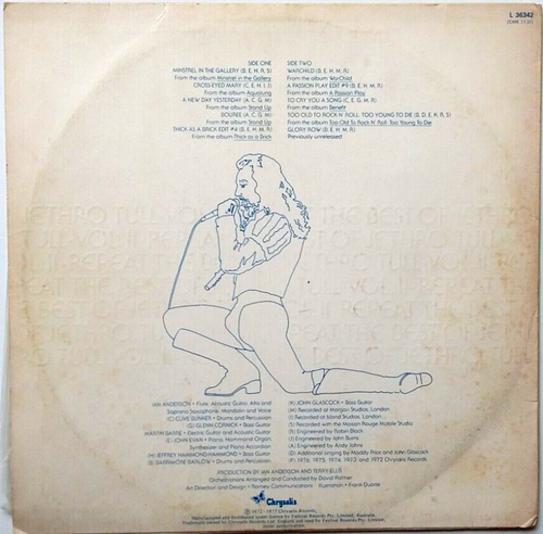 Jethro tull - Repeat Best Of Vol.II 12" Vinyl Record LP Classic Rock Pressing - Picture 4 of 8