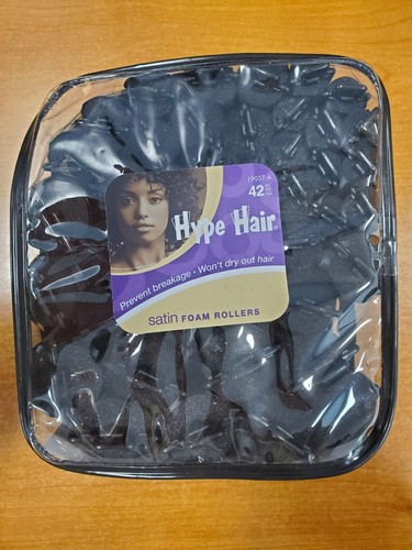 Hype Hair Satin Foam Rollers for Curls & Waves - 42 Count - (0379-R8P2a)