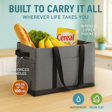 Extra Large Grocery Tote Bag Reusable Foldable Shopping Utility Bag Waterproof