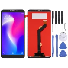 For Itel S33 LCD Screen with Digitizer Full Assembly Replacement Black