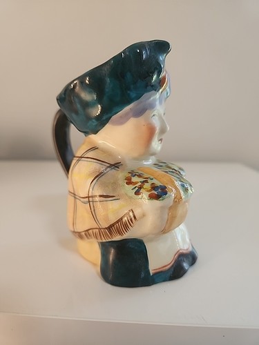 Vintage Creamer/Pitcher "Flower Seller" - Picture 7 of 13