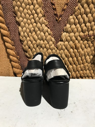 Sandalias de vestir NATURALIZER GenN Trace de cuero negro con correa al tobillo talla 7M de EE. UU. - Imagen 5 de 8