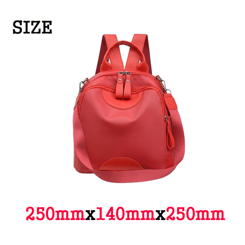 Mochila de cuero PU para mujer Bolso trasero escolar de viaje Adolescentes Niñas Bolso de hombro Moda - Imagen 2 de 6