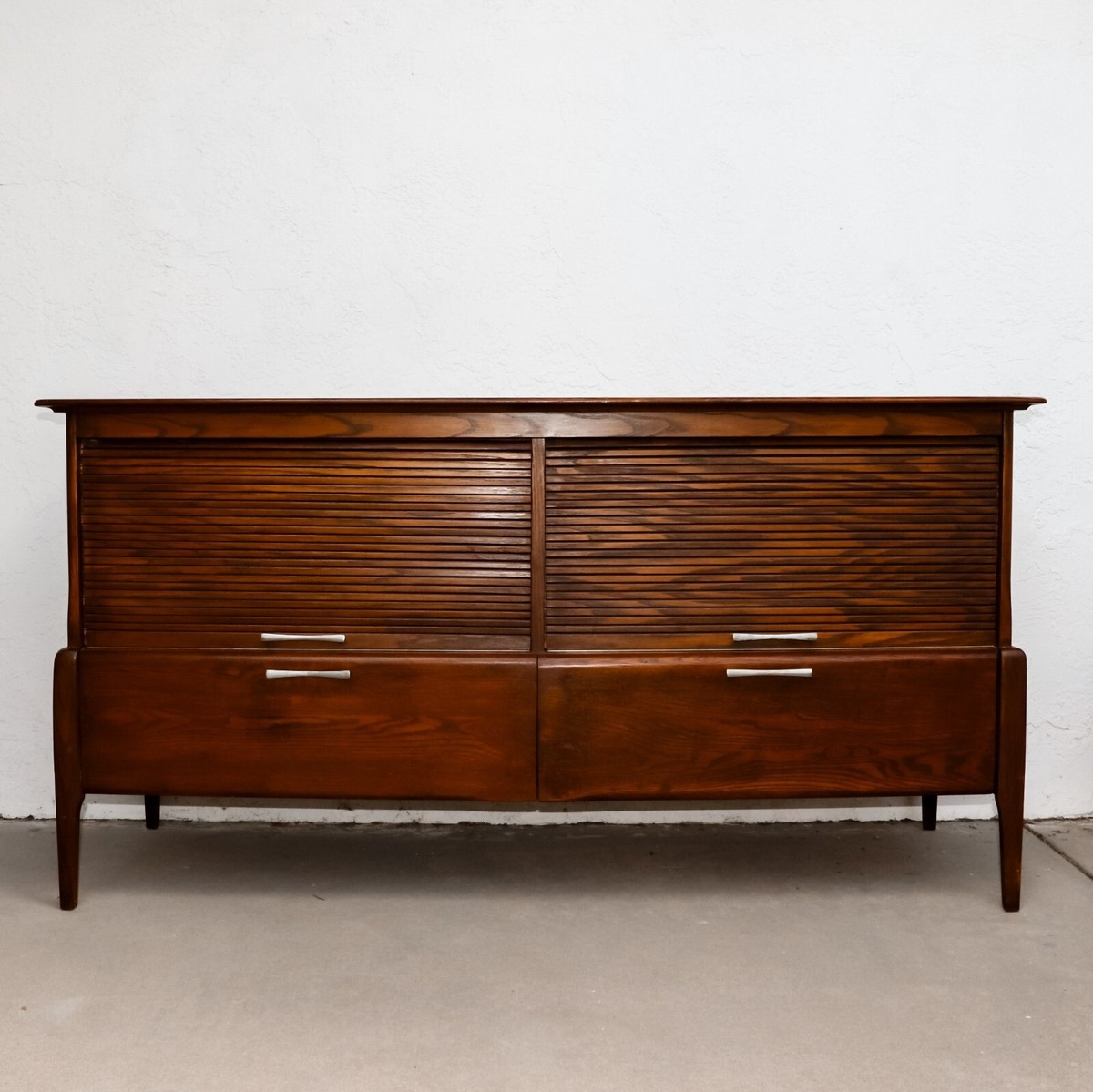 Heywood Wakefield Prophecy Group Tambour Door Credenza | eBay